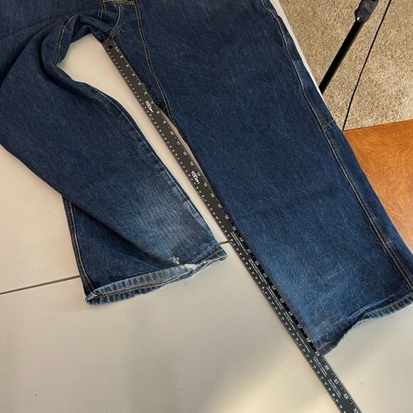 Marithe Francois Girbaud Jeans Men 44x29.5 Blue Brand X Loose Baggy Y2K Vintage - Picture 12 of 16